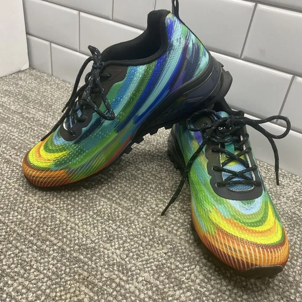 Kricely Trail Shoes Men's EU 40‎ US 7 Hiking X-Grip Ultra Running Rainbow S4